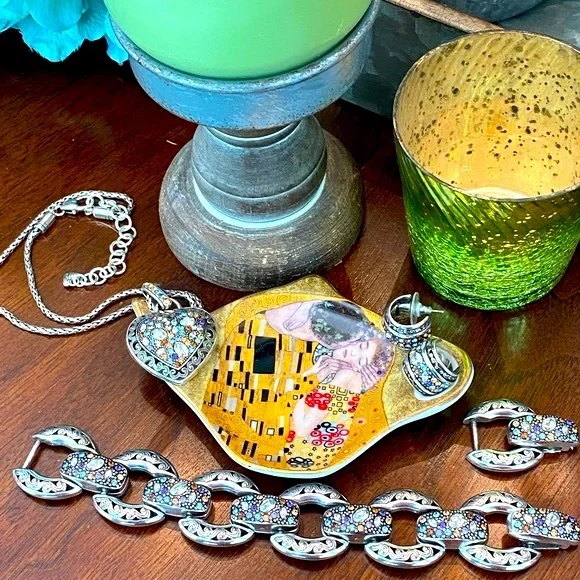 ⭐️SOLD⭐️Brighton CRYSTAL VOYAGE crystal Necklace Bracelet Earrings - Picture 16 of 16